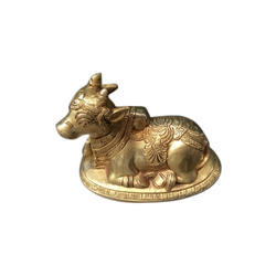 Brass Nandi Statue